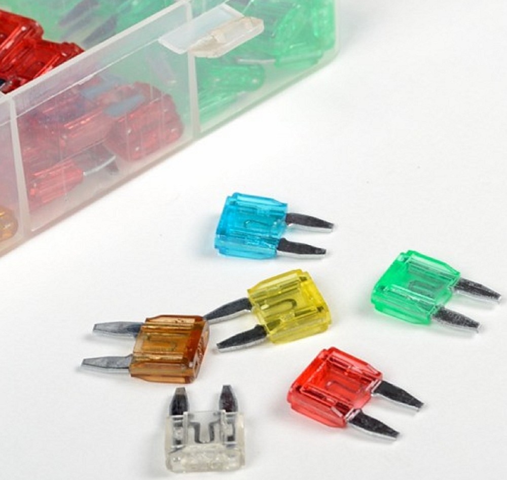 120 Assorted Car Truck Mini Fuse 5,7.5,10,15,20,25,30 AMP