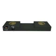 Car Audio Subwoofer Box Regular Cab Truck W/ Console Dual 12″ Speaker Sub Box