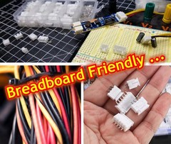 250pc JST-XH Kit 2p 3p 4p Pin 2.54mm Terminal Housing PCB Header Wire Connectors