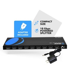 OREI 4K 1 in 8 Out HDMI Splitter 4:4:4 8-bit – 18Gbps 4K@60Hz(UHDS-108)