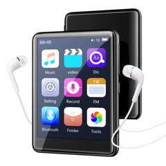 Bluetooth MP3 Lossless 2.5″ Full Touch Scree Music Player HiFi Lossless Sound