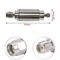 SMA RF Coaxial Attenuator 5W 50Ω 0-3GHz/4GHz 1/2/3/5/6/10/15/20/25/30/40/50dB
