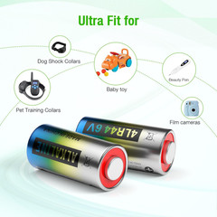6 Volt Battery 4LR44 Dog Collar Batteries (10 Pack) 6V Alkaline Batteries 476A /