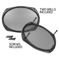 2x PRV Audio 69GRILL-MESH 6×9″ Steel Mesh Speakers Grill Cover Protector Black