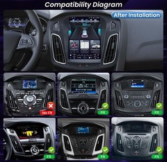 8Core 6+128GB For 2012-2018 Ford Focus Stereo Radio 9.7 Android 13.0 GPS CarPlay