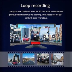 32GB 10″ Quad Monitor 360° Parking System DVR backup HD Cameras For Truck RV BUS