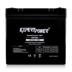 2 ExpertPower – 12V 50Ah 55Ah SLA Battery 12500 Screw in Terminals (B4)