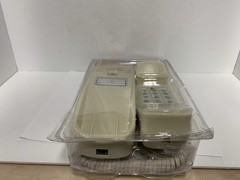 Golden Eagle Corded Trimline Phone Desk/Wall Retro Ivory Push Button Telephone