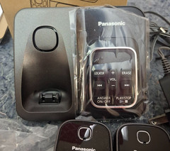 Panasonic KX-TGD832 Cordless Phone System w/ Answering Machine Home Telephone