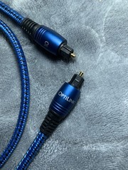 OPTILINK OL-1 Optical Audio Cable Blue Gold Plated Optical Audio Male Connectors