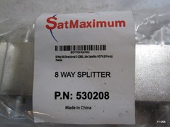 8-Way Coaxial Cable Splitter 5-2300 MHz for RG6 RG59 TV Antenna