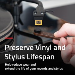 Fluance Vinyl Record Cleaning Kit with Velvet Record Brush and Stylus Brush