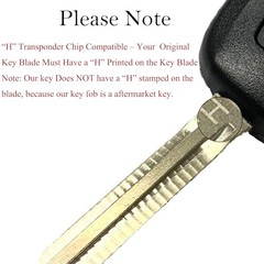 Key Fob Keyless Entry Fits for Toyota Tacoma RAV4 Prius C 4Runner 2013 2014