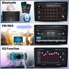 For Honda Civic 9″ Android 13 Carplay Car Radio GPS Navigation SWC WIFI + Camera