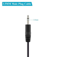 Versatile 3.5mm Speaker Wire Pigtail Connector 2-Pack – Ideal for Audio Projects