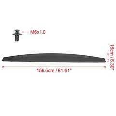 55372052AH Tailgate Cap Lip Spoiler Protector Cover Replacement for Dodge for
