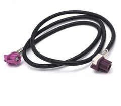 4-Core FAKRA Retrofit CIC Monitor HSD Cable 0.8m For BMW E87 E90 E70 E60 F01 F10