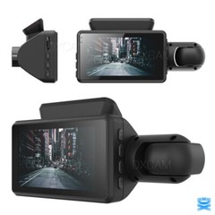 Dash Cam Dual Lens HD 1080P Car DVR Video Recorder G-Sensor Front Inside Camera