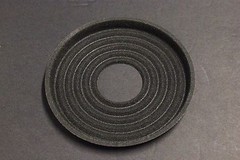 2 PCS 4.9″ x 1.5″ in Cup SPEAKER SPIDER DAMPER CUP SPIDER OD125mm x ID 38.9mm E