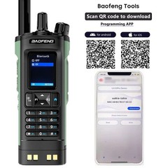 BAOFENG UV32 Amateur Walkie Talkie USB Type C Aviation Radio GPS Bluetooth APP