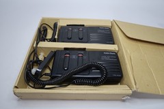 Radio Shack TRC-508 Voice Actuated Audionic FM Transceiver Pair w/ Earpieces A30