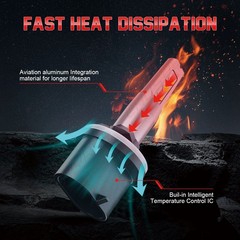 FIT Arctic Cat M1000 M5 M6 M7 M8 4x 894 893 LED Headlight Hi/Lo Beam Combo