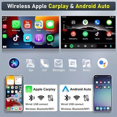Android 13 Apple Carplay Car Stereo Radio GPS For Jeep Grand Cherokee 2014-2022