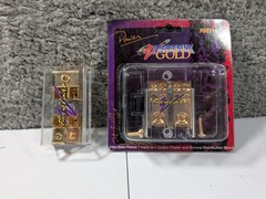 Phoenix Gold PDB214 24kt Gold 1-In 4-Out Power Ground Distribution Block Lot (2)