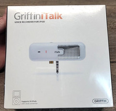 Griffin iTalk Voice Recorder 3G 3rd Gen iPod 4020-Talk New