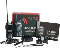 UV-82HP High Power Dual Band Two-Way Radio Waterproof VHF UHF – 128 Channels