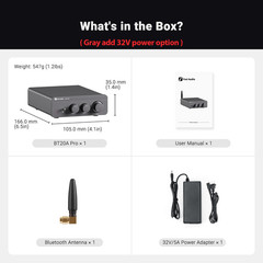 TPA3255 Bluetooth Sound Power Amplifier 300W X2 Mini Hifi Stereo Class D Amp Bas