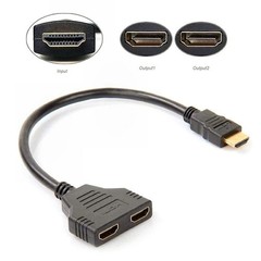 4K HDMI Cable Splitter Adapter 2.0 Converter 1 In 2 Out 1 Male to 2 Female lot