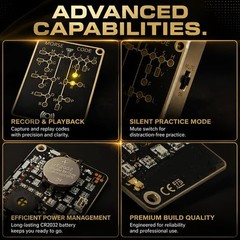 1~3PCS Morse Code Trainer Card Pro, Professional PCB Style with Interactive