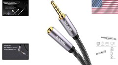 3.5mm Mic Supported Extension Cable – 16ft Male/Female