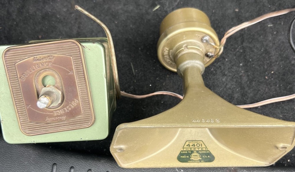 University Mid T Speaker 4401 And Driver Unit As Is