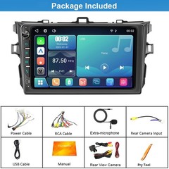 Wireleess Carplay For Toyota Corolla 2009-2013 Car Stereo Radio GPS Navi +Camera
