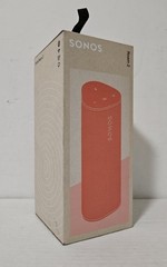 Sonos ROAM 2 Ultra Portable Smart Speaker (ROAM2US1SRED) Sunset Red – New Sealed