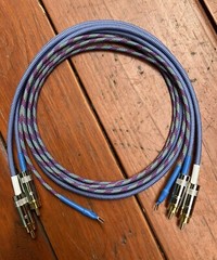 4 ft Audiophile Turntable Phono RCA Cables w/Ground Low Cap pro ject connect