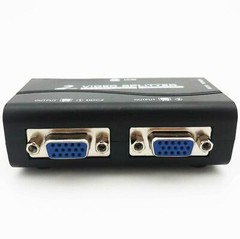 High Resolution 1 to 2 Monitor Switch VGA Video Splitter Converter Adapter n