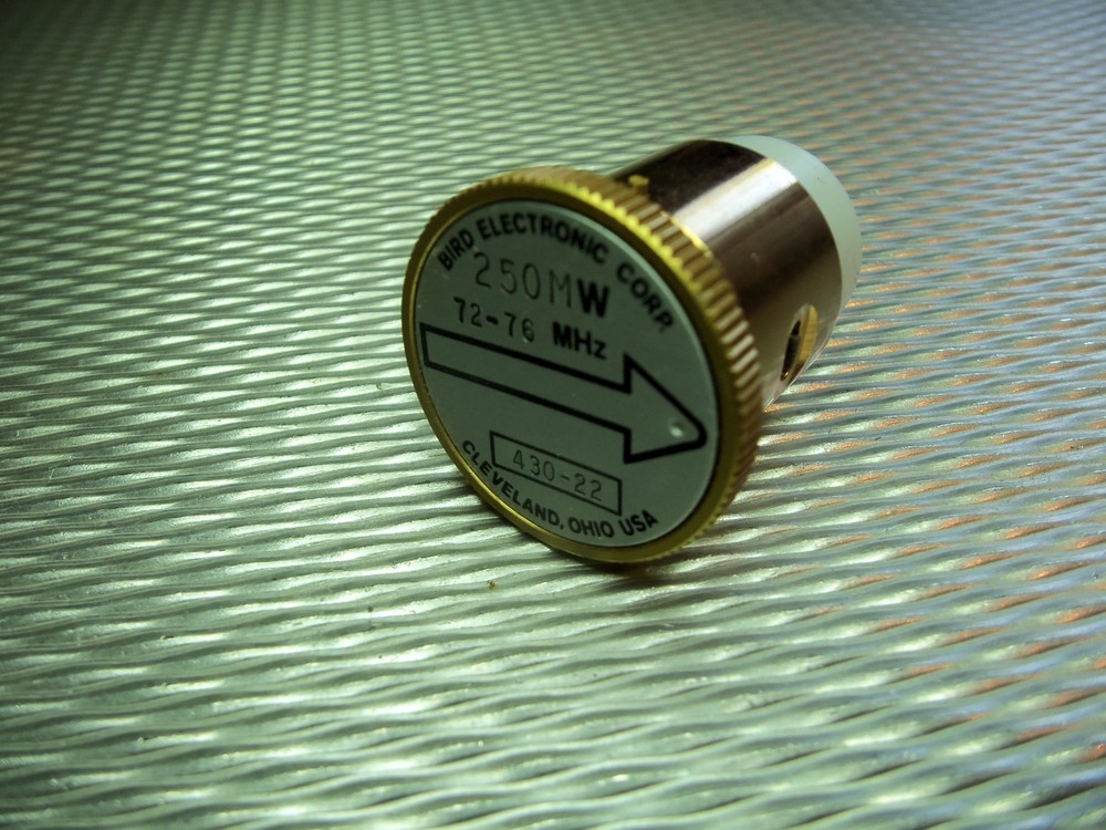 Bird 43 Thruline WattMeter Element 430-22 250MW 72-76MHz