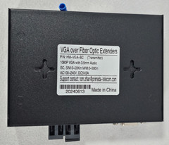 1080p VGA Fiber Extender SC Stereo 3.5mm Jack Up to 20km Single-Mode 500m Multi