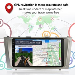 For Toyota Camry 2007-2011 Android 15 CarPlay Car Stereo BT 32GB Radio GPS Navi