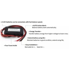 48V/24V Battery Equalizer Balancer Solar System Protection Battery Balancer