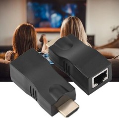 4K 1080P HDMI Extender to RJ45 Over Cat 5e/6 Network LAN Ethernet Adapter LOT