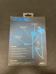Hornet Pro Gaming Earbuds, Detachable Mic, PBX, New Sealed, PS4, PS5, Xbox, PC