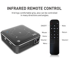Smart Mini Projector Android 9.0 1080P 4K WiFi Bluetooth Portable Home Theater