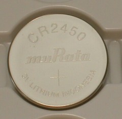 2 Genuine Bulk Murata (Formerly SONY CR2450 CR 2450 3v lithium battery EXP. 2030