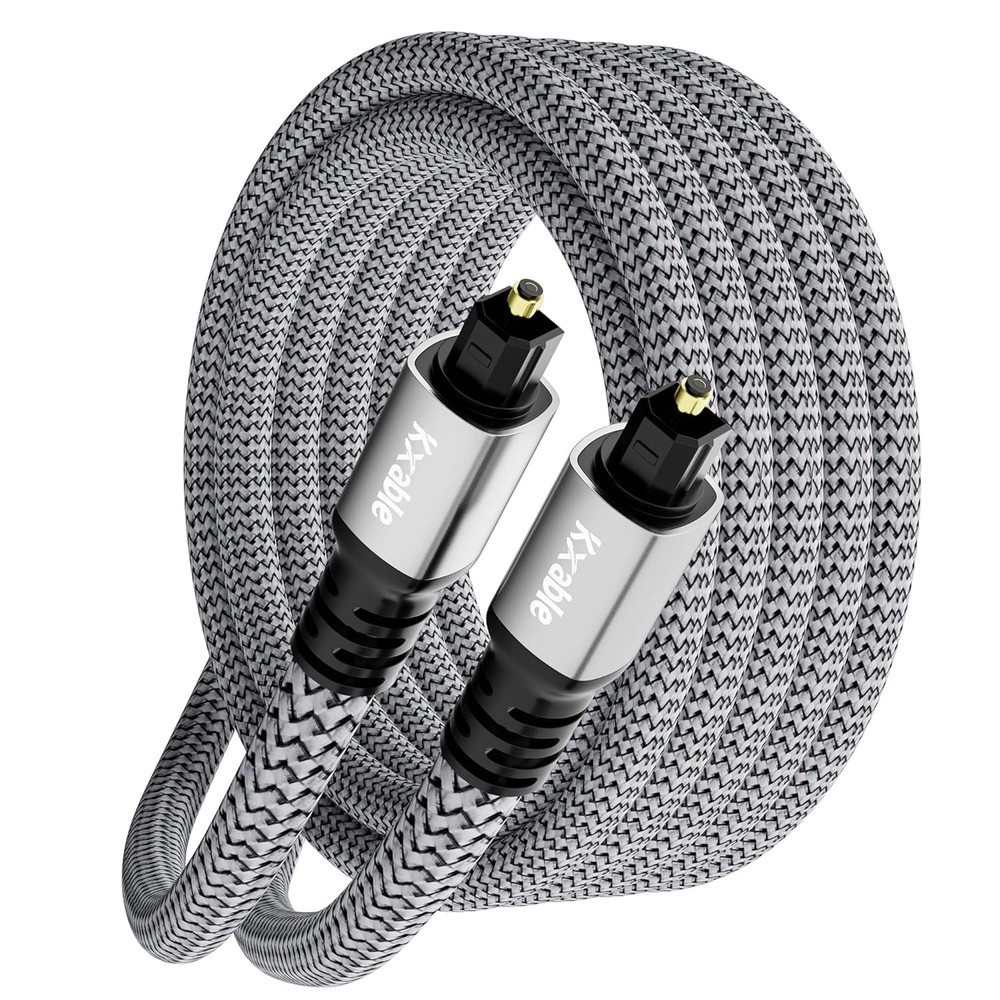 Optical Audio Cable 30 FT, Digital Cable, Toslink Fiber Optic 30FT