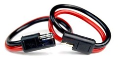 5 pack 12″ 10 Gauge 2 Pin Quick Disconnect Audiopipe Polarized Wire Harness