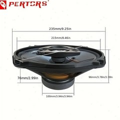 6X9 In 800-1000W 5-Way Car HiFi Coaxial Speaker Car Door Stereo Speakers Pair